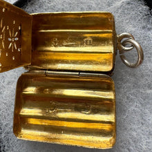 Load image into Gallery viewer, Rare Georgian Silver Miniature Cigar Box Vinaigrette Pendant
