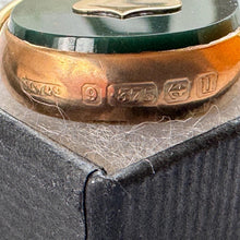 Load image into Gallery viewer, Victorian 9ct Gold Scottish Bloodstone Spinner Fob: Antique Eternity Love Knot &amp; Shield Large Pendant, Hallmarked 1894
