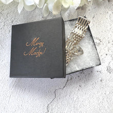 Load image into Gallery viewer, Vintage 1976 Sterling Silver Wide Gate Bracelet With Heart Padlock Clasp. Romantic Sweetheart Jewellery
