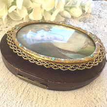 Load image into Gallery viewer, Georgian Signed Portrait Miniature of a Lady, Ormolu Pendant Frame, Cased
