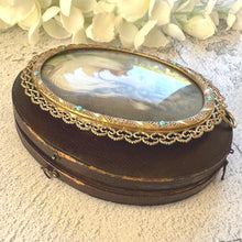 Load image into Gallery viewer, Georgian Signed Portrait Miniature of a Lady, Ormolu Pendant Frame, Cased
