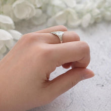 Load image into Gallery viewer, Antique Dutch Sterling Silver Signet Ring: Zuid-Holland Heraldic Coat of Arms Intaglio
