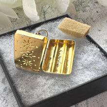 Load image into Gallery viewer, Rare Georgian Silver Miniature Cigar Box Vinaigrette Pendant
