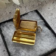 Load image into Gallery viewer, Rare Georgian Silver Miniature Cigar Box Vinaigrette Pendant
