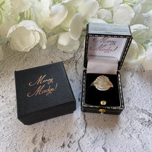 Load image into Gallery viewer, Antique Dutch Sterling Silver Signet Ring: Zuid-Holland Heraldic Coat of Arms Intaglio
