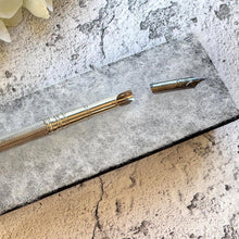 Load image into Gallery viewer, Antique Victorian Sterling Silver Travelling Dip Pen by Sampson Mordan
