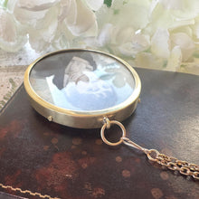 Load image into Gallery viewer, Antique Georgian Portrait Miniature Pendant of a Gentleman: Romantic Regency Keepsake, circa 1805–1820
