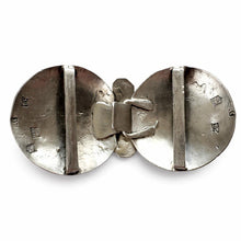 Carica l'immagine nel visualizzatore di Gallery, Rare Antique Imperial Russian Niello Silver Zoomorphic Belt Buckle, Dated 1872, Caucasus Dagestan
