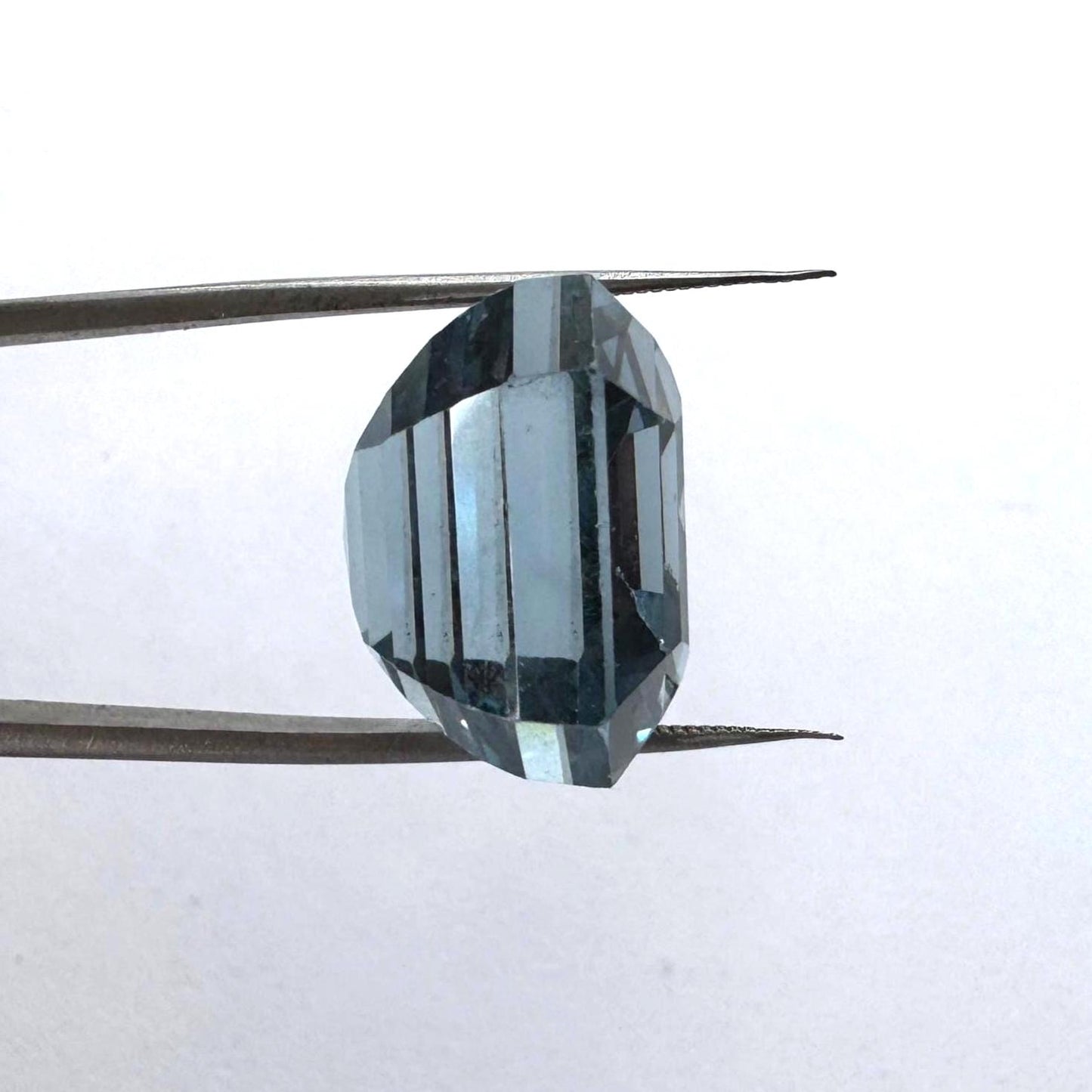 Exceptional 72.92ct London Blue Topaz, Emerald Cut Large Loose Gemstone, Vintage 1970s