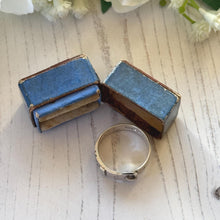 Charger l'image dans la galerie, Antique Victorian Sterling Silver Buckle Ring In Original Box
