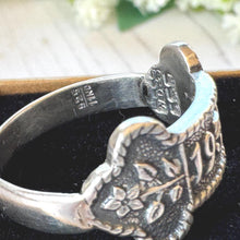 Carica l'immagine nel visualizzatore di Gallery, 1938 Sterling Silver Statement Ring | Birmingham Hallmarked | St John Ambulance Bar | Reimagined Antique Silver
