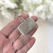 Load image into Gallery viewer, Antique Sterling Silver Miniature Vesta Match Safe Pendant, Chester 1901 Payton Pepper, Victorian Chatelaine Accessory
