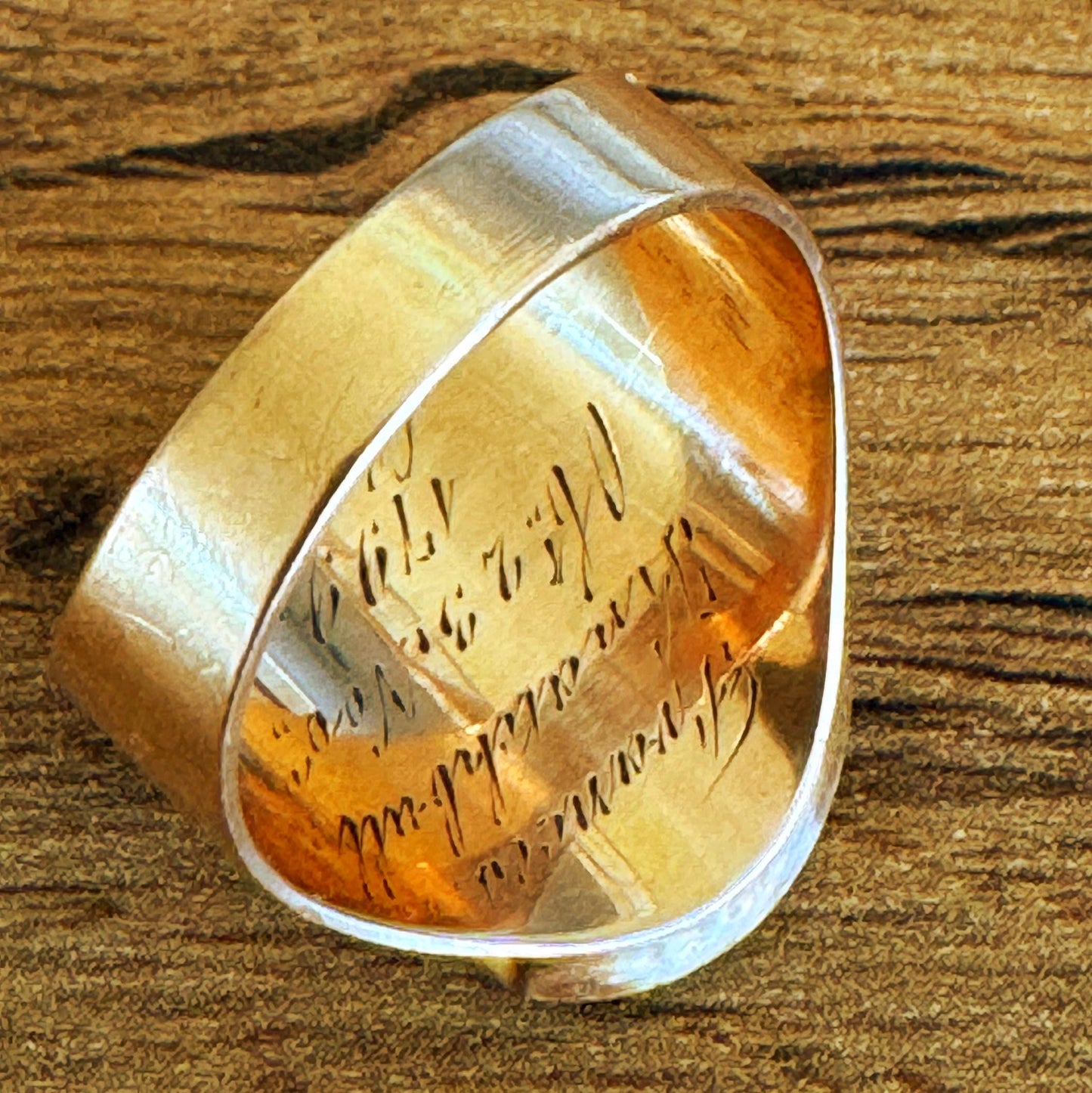 Georgian 18ct Gold Hairwork Mourning Ring Inscribed Lady Knatchbull 1799