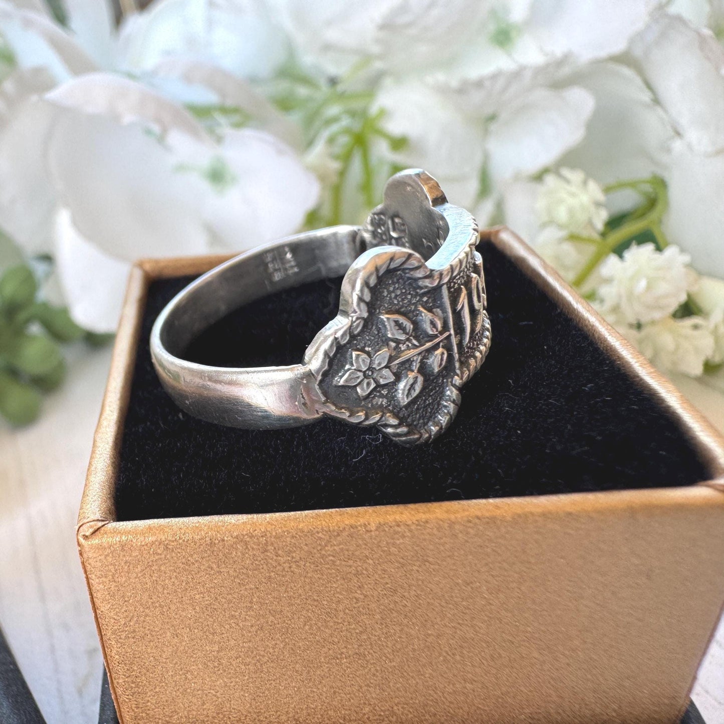 1938 Sterling Silver Statement Ring | Birmingham Hallmarked | St John Ambulance Bar | Reimagined Antique Silver