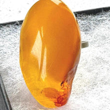 Charger l'image dans la galerie, Vintage 1980's Huge 30ct Natural Butterscotch Baltic Amber Statement Ring
