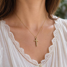 Charger l'image dans la galerie, Victorian 15ct Gold Ankh Cross Pocket Watch Key Pendant Charm
