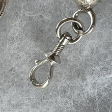 Load image into Gallery viewer, Antique Victorian Sterling Silver Albertina with Sliding Charms and Tassel, Circa 1840
