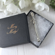 Load image into Gallery viewer, Antique Victorian Sterling Silver Propelling Pencil Pendant, Rare Seal Matrix &amp; Hidden Lead Reservoir c1890
