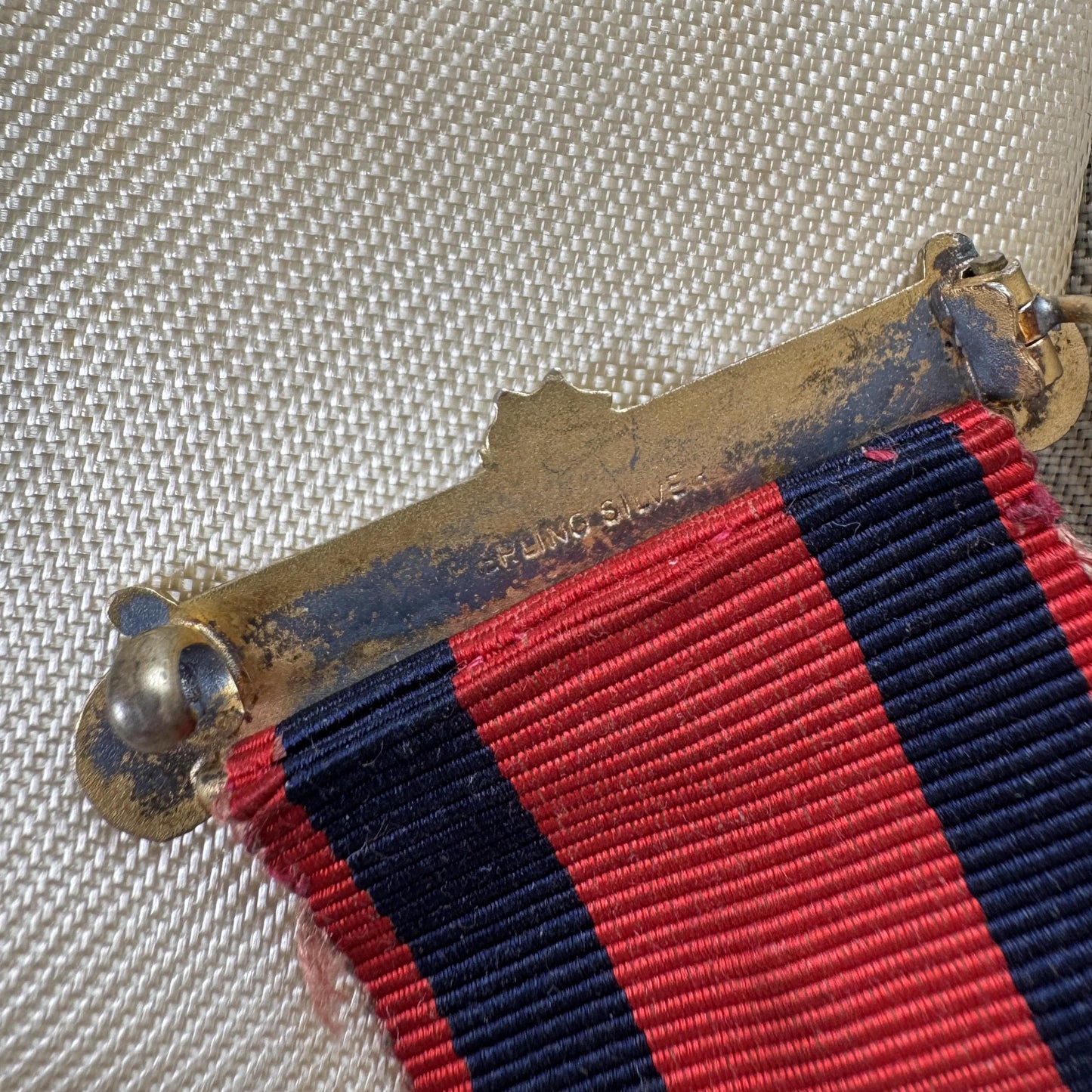 1936 Sons of Temperance Medal, Named R.W. Bird, Sterling Silver Enamel Fraternal Regalia, Boxed Past Grand Worthy Patriarch