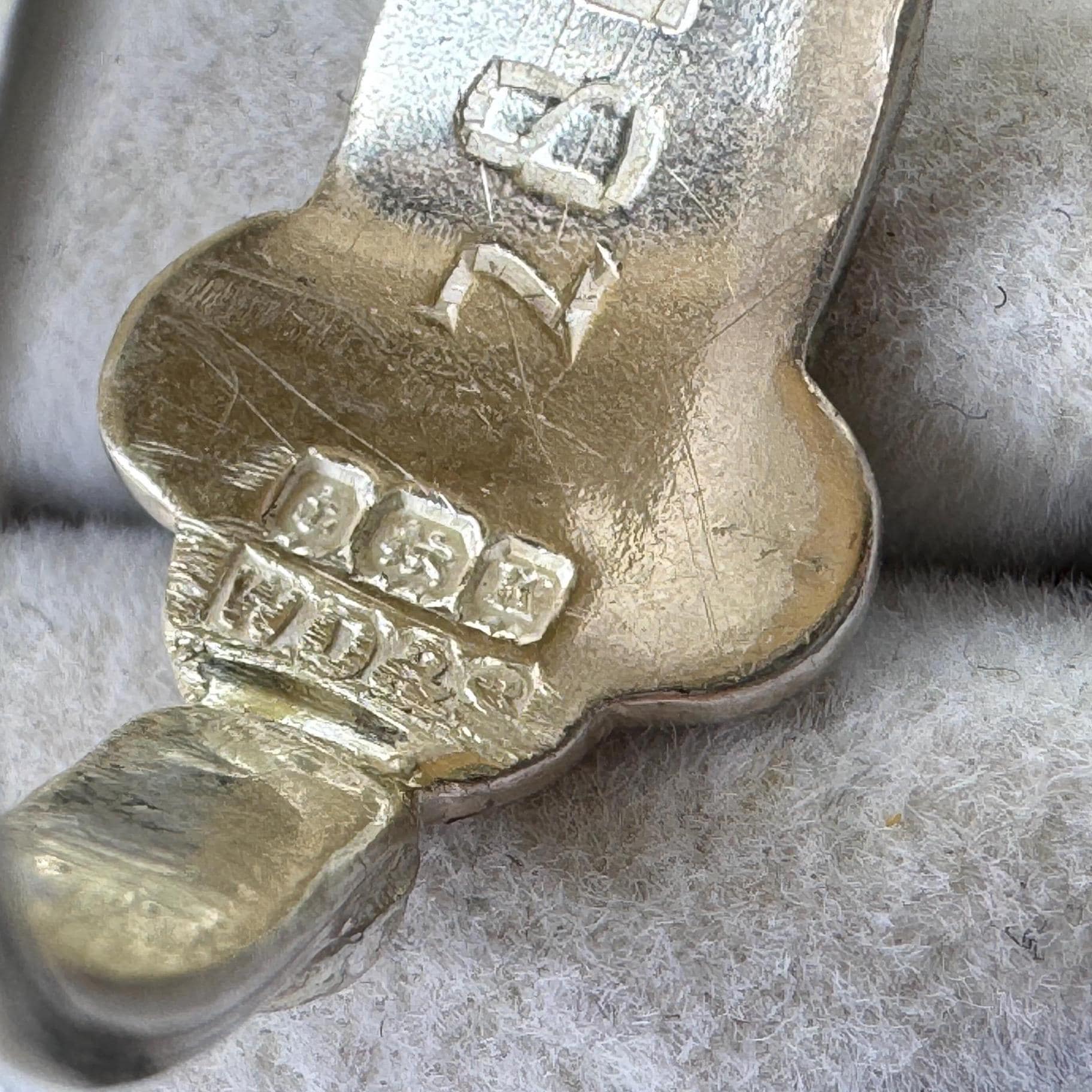 Vintage 1935 Sterling Silver Statement Ring, Art Deco St John Ambulance Award Bar