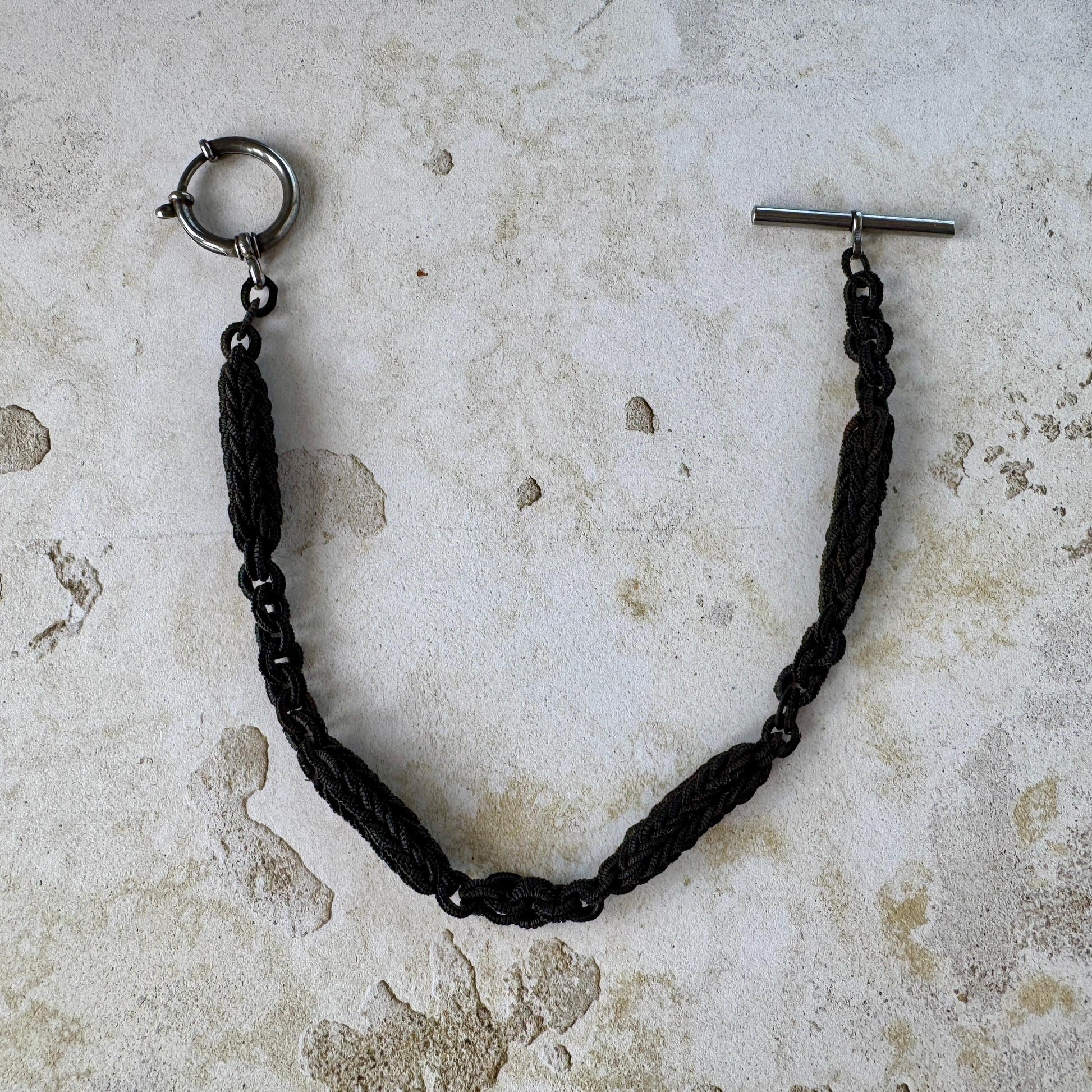 Victorian Woven Horse Hair Albertina Watch Chain