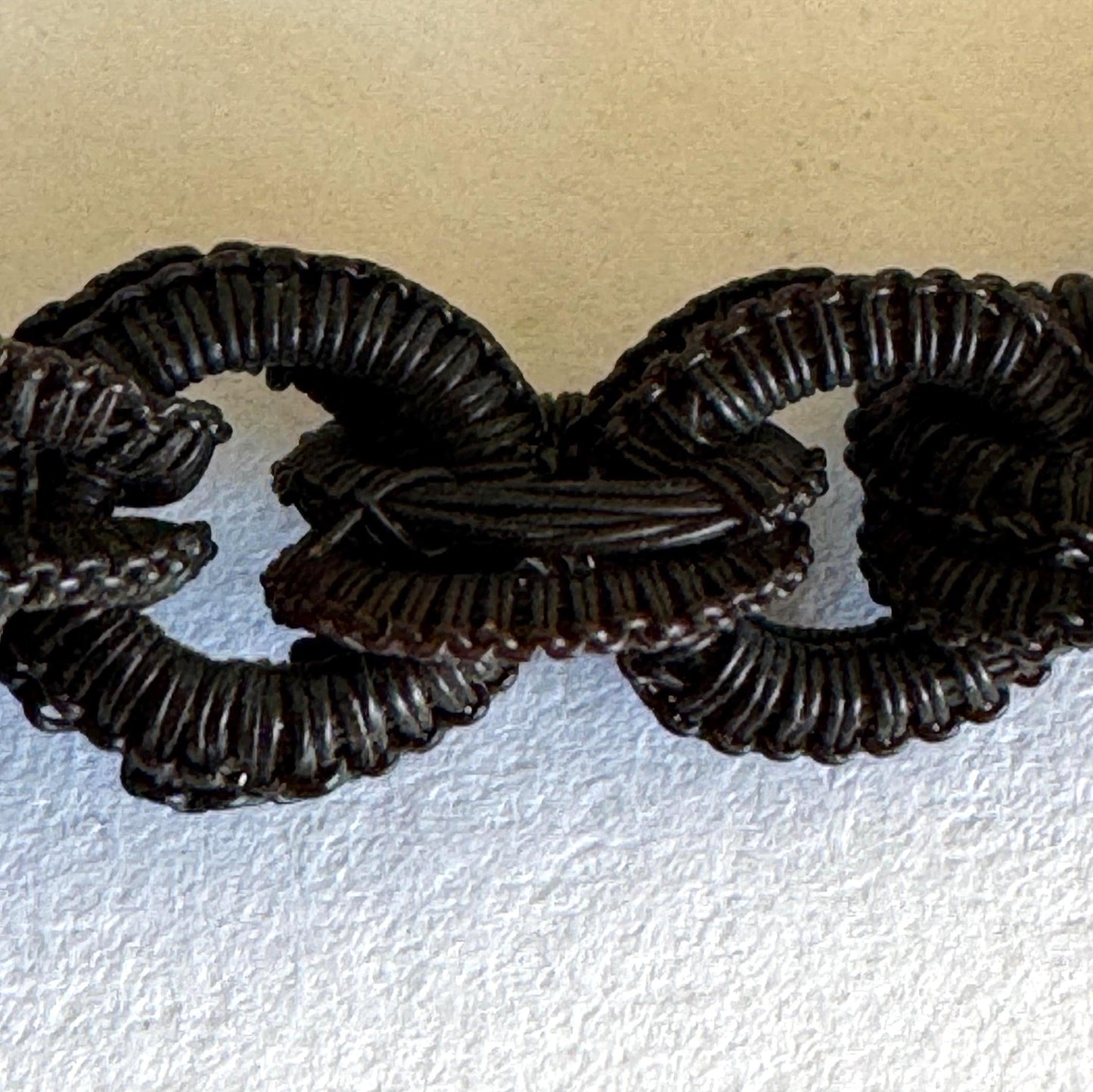 Victorian Woven Horse Hair Albertina Watch Chain