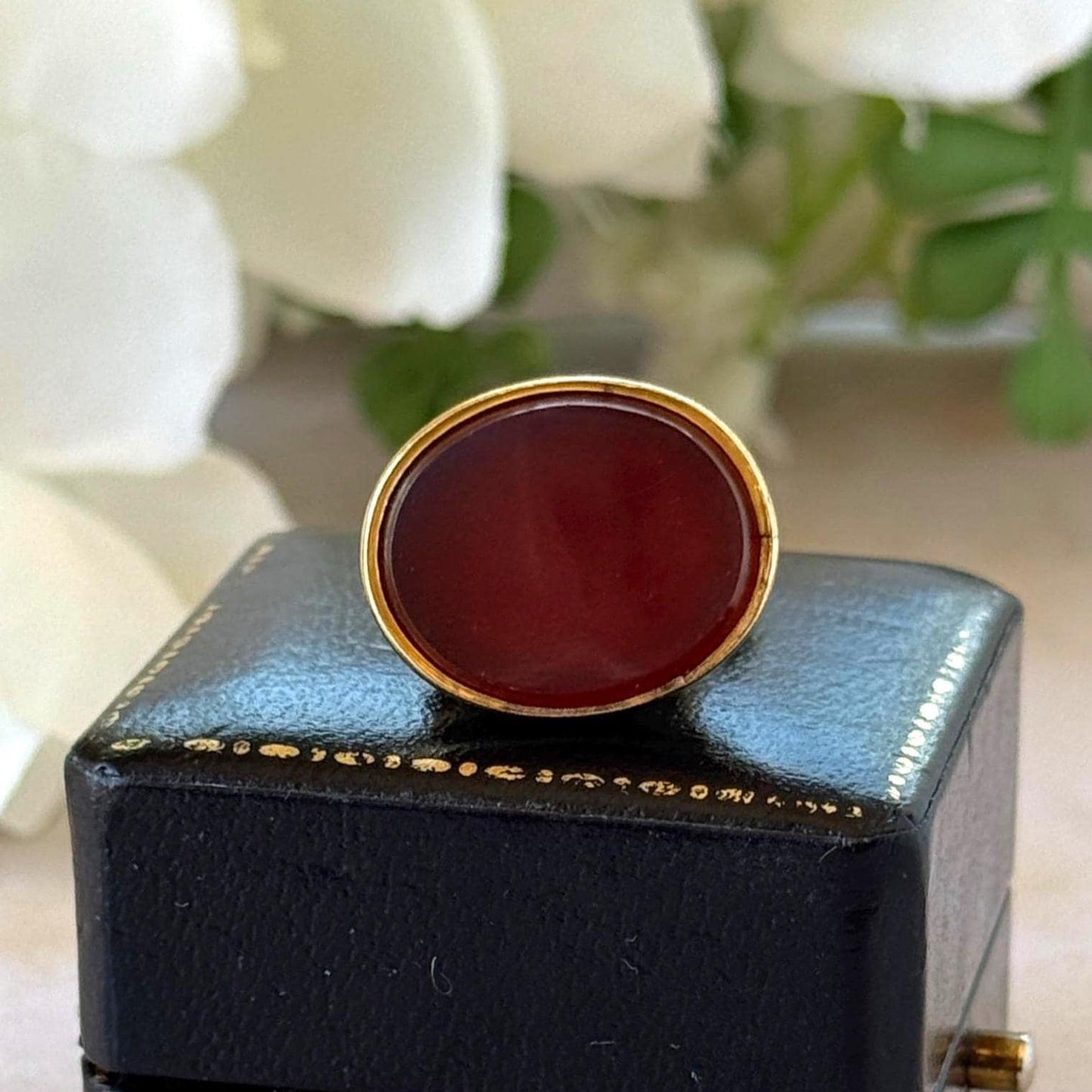 Antique Georgian Pinchbeck Lion Seal Fob | Regency Era Figural Carnelian Pendant