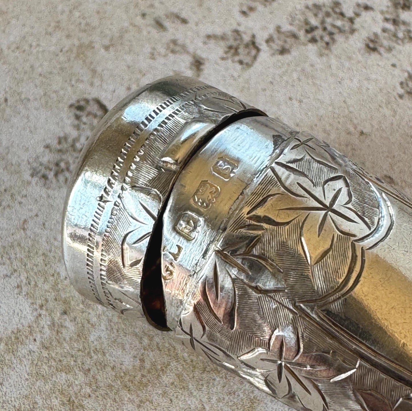 Antique Edwardian Silver Cheroot Case Keepsake Pendant | Hallmarked 1906 George Loveridge
