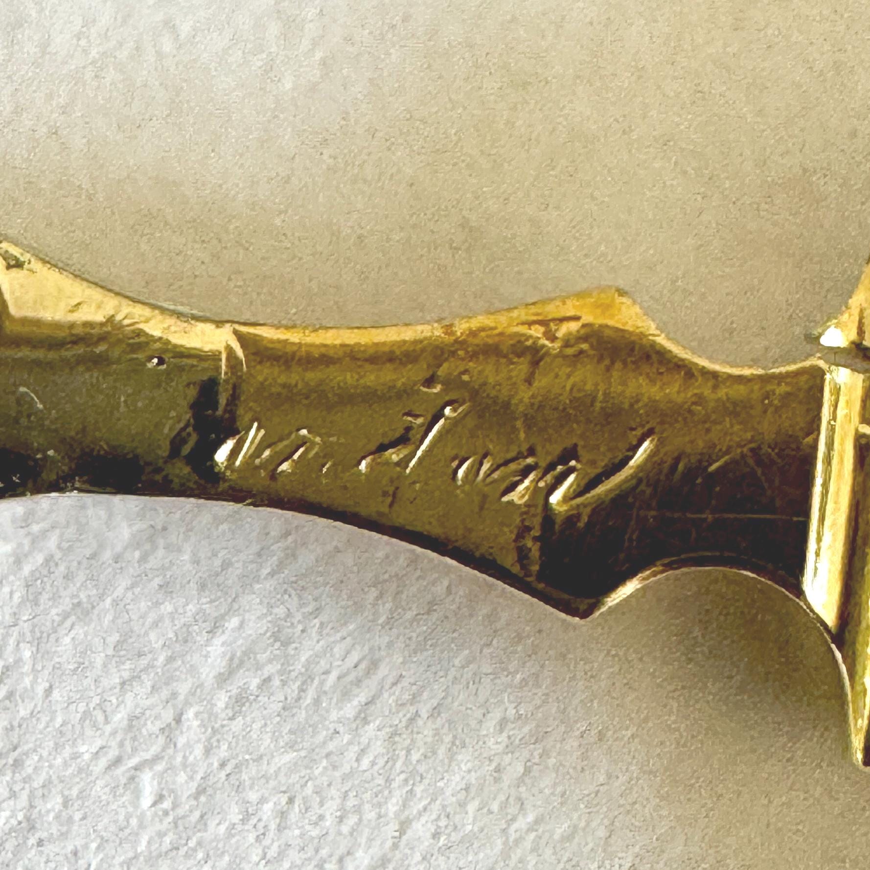 Rare Georgian 18ct Gold Quizzing Glass Semi-Lorgnette Combination by Dollond, London c1790