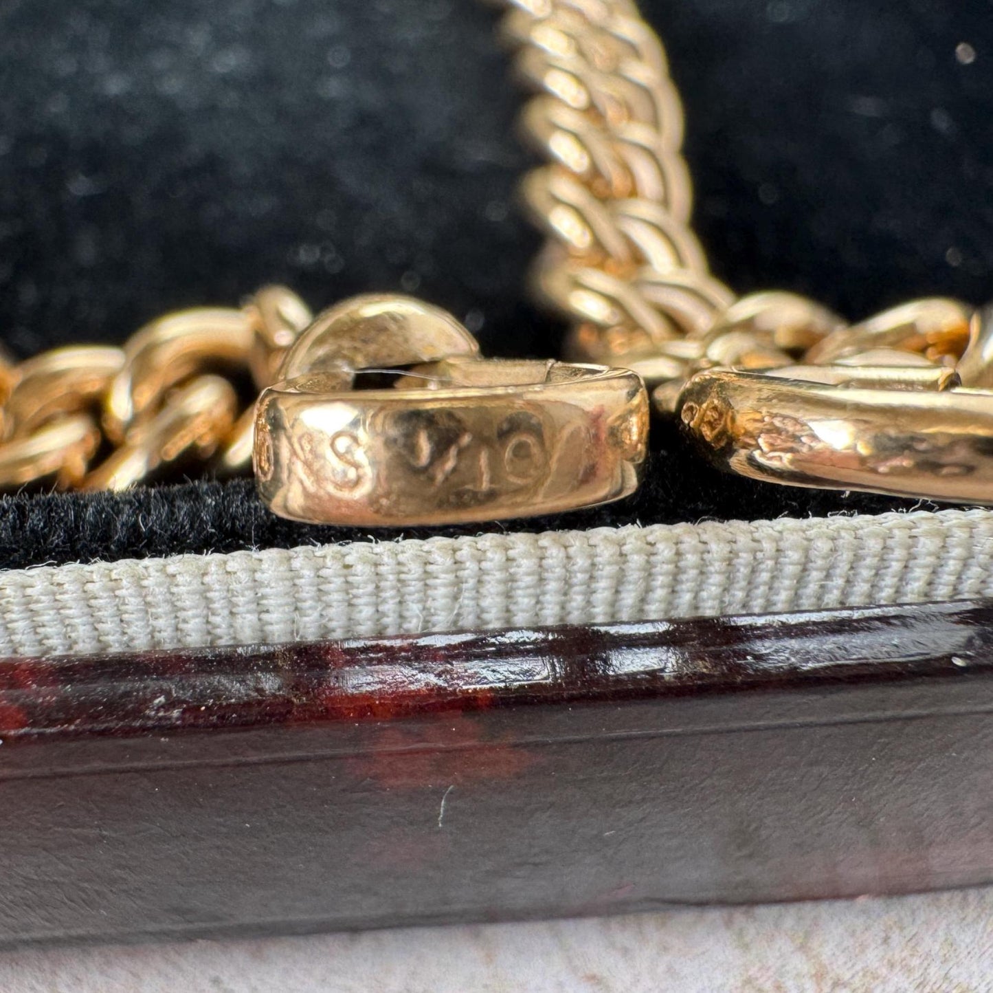 Victorian 14ct Double-Graded Rolled Gold Double Albert Watch Chain | Antique Necklace Bracelet