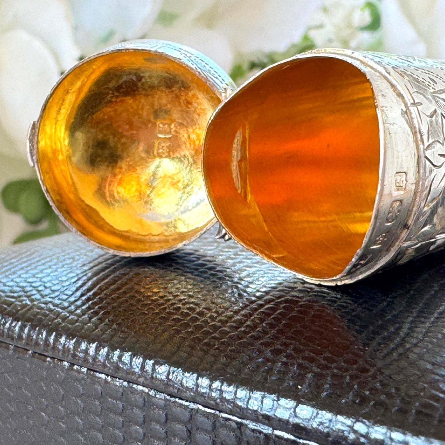 Antique Edwardian Silver Cheroot Case Keepsake Pendant | Hallmarked 1906 George Loveridge