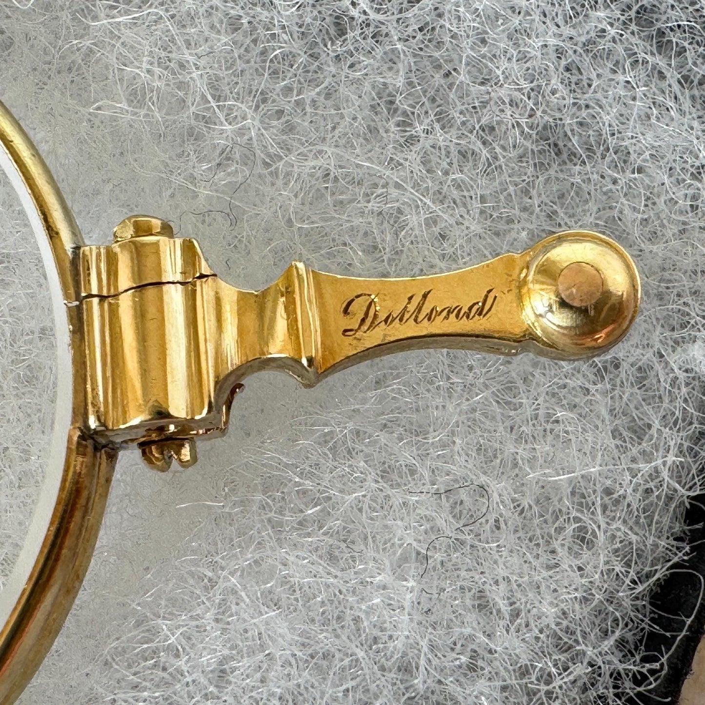 Rare Georgian 18ct Gold Quizzing Glass Semi-Lorgnette Combination by Dollond, London c1790