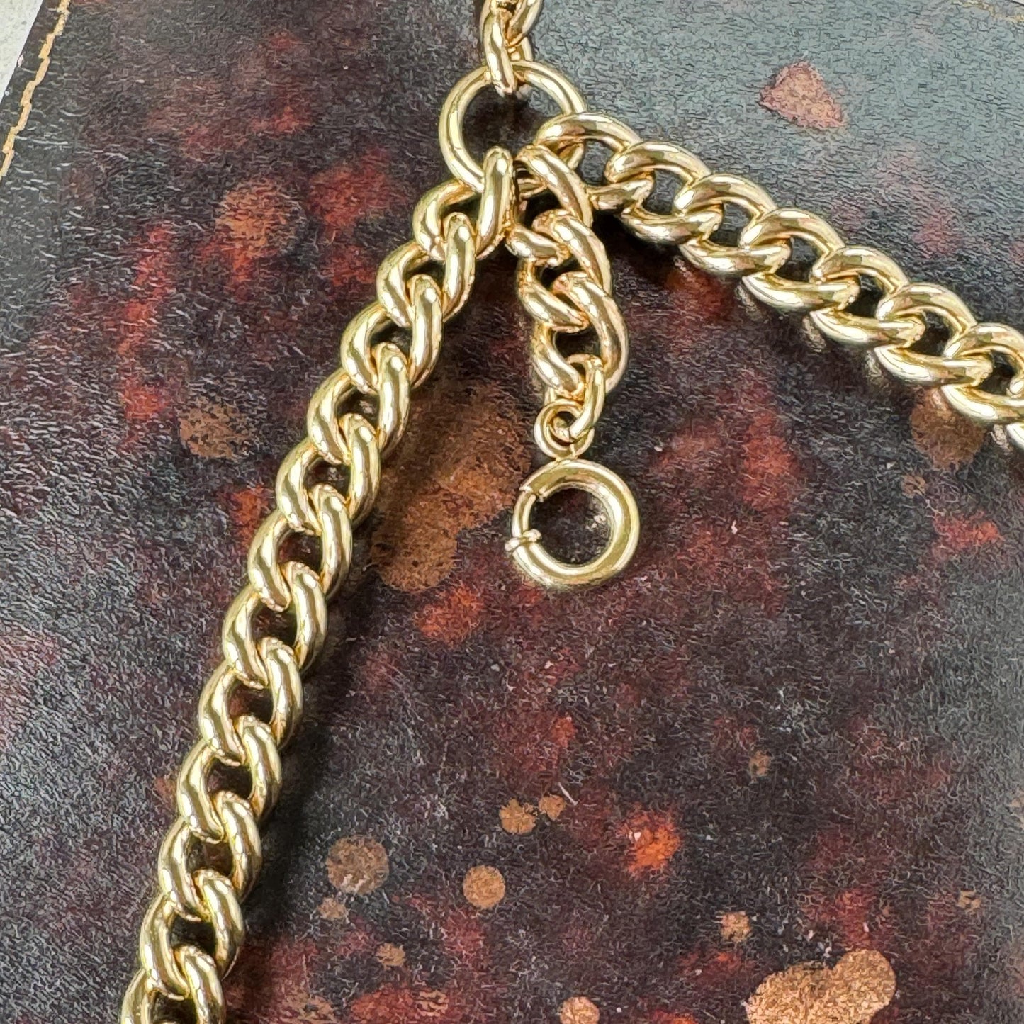 Victorian 14ct Double-Graded Rolled Gold Double Albert Watch Chain | Antique Necklace Bracelet