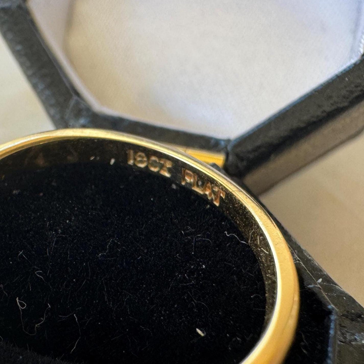 Vintage Late Art Deco Natural Diamond Solitaire Ring, 18ct Gold & Platinum, Size K or 5