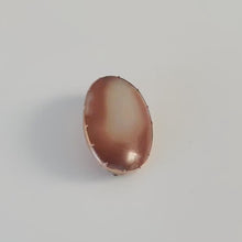 Load and play video in Gallery viewer, Georgian Regency 9ct Rose Banded Carnelian Fichu/Lace Pin
