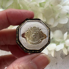 Load and play video in Gallery viewer, Antique Dutch Sterling Silver Signet Ring

