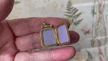 Load and play video in Gallery viewer, Victorian 9ct Gold Rectangular Locket
