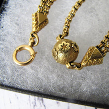 Load image into Gallery viewer, Antique Victorian 18ct Gold Albertina Bracelet. - MercyMadge
