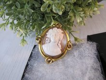 Load image into Gallery viewer, Antique Georgian Gold Cameo Brooch

