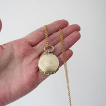Load image into Gallery viewer, 15ct Carved Gold Memorial Locket For Sir John Guise, English Baronet 1865 - MercyMadge
