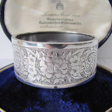 Load image into Gallery viewer, Antique Victorian Sterling Silver Cuff Bracelet, George Loveridge, Birmingham 1881
