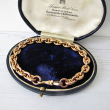 Carica l&#39;immagine nel visualizzatore di Gallery, Antique Rolled Rose Gold Watch Chain Bracelet - MercyMadge

