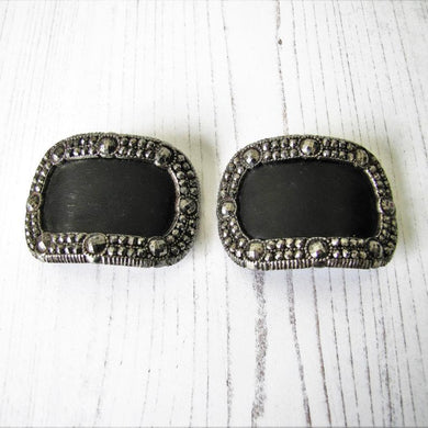 Pair Of Georgian Cut Steel Shoe Buckles - MercyMadge