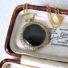 Load image into Gallery viewer, 15ct Carved Gold Memorial Locket For Sir John Guise, English Baronet 1865 - MercyMadge
