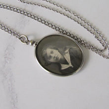 Load image into Gallery viewer, Edwardian Sterling Silver Antique Photo Locket
