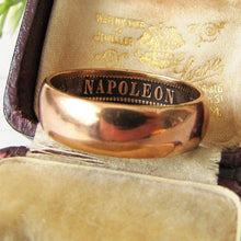Cargar imagen en el visor de la galería, Antique French Napoleon Coin Ring
