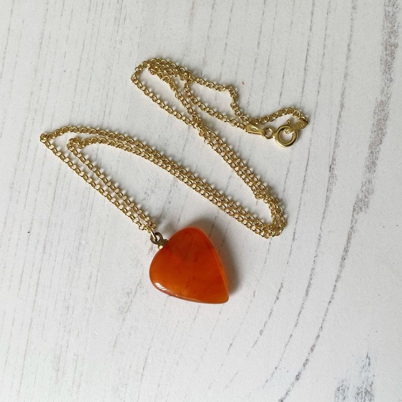Victorian Carnelian Heart Pendant