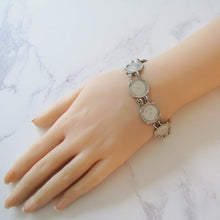 Load image into Gallery viewer, Vintage British 1930s Thrup&#39;nny Bit Silver Coin Bracelet
