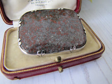 Load image into Gallery viewer, Antique Scottish Silver &amp; Jasper Brooch
