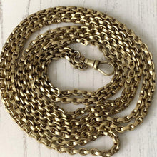 Carica l&#39;immagine nel visualizzatore di Gallery, Victorian Gold Gilt 60&quot; Long Guard Chain
